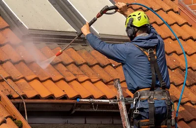 Démoussage et hydrofuge de toiture à Forcey